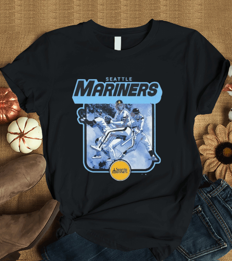 Seattle Mariners Retro Cooperstown Collection Baseball Team Players T-Shirt