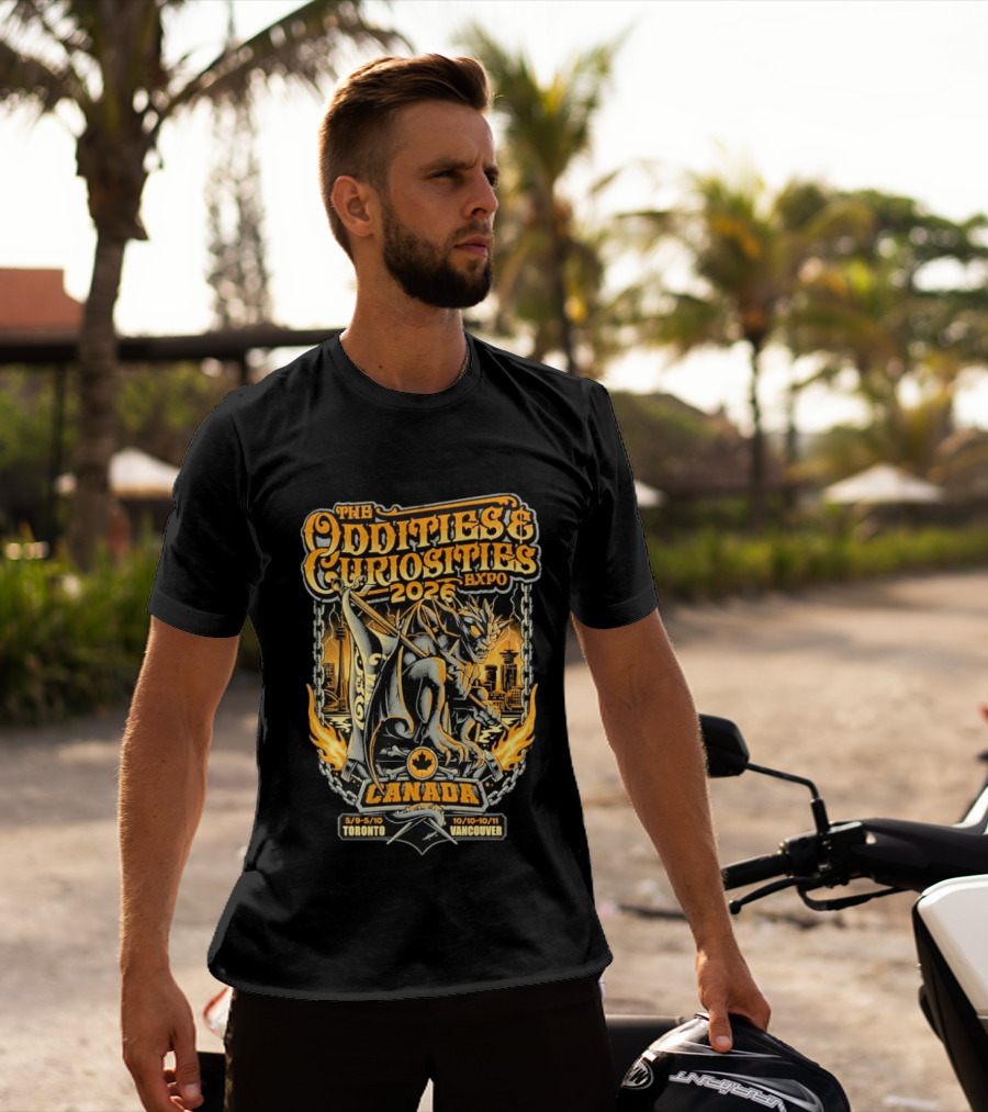 The Oddities & Curiosities Expo 2026 Canada Toronto Vancouver Gargoyle T-Shirt
