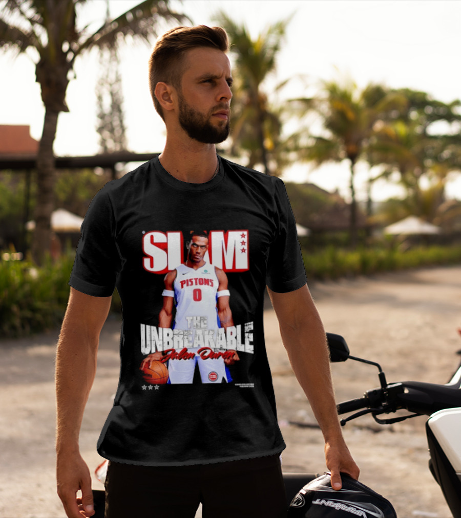SLAM Jalen Duren Unbreakable Detroit Pistons 260 T-Shirt