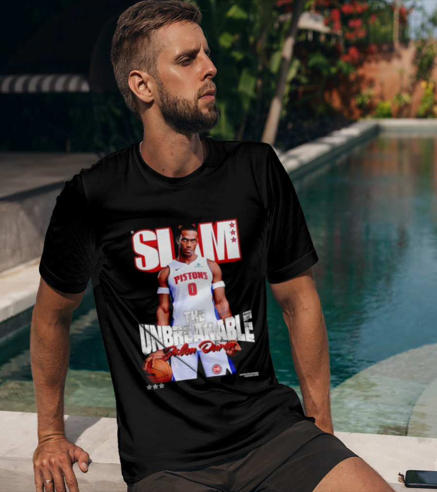 SLAM Jalen Duren Unbreakable Detroit Pistons 260 T-Shirt