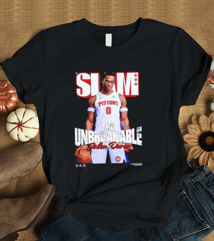 SLAM Jalen Duren Unbreakable Detroit Pistons 260 T-Shirt