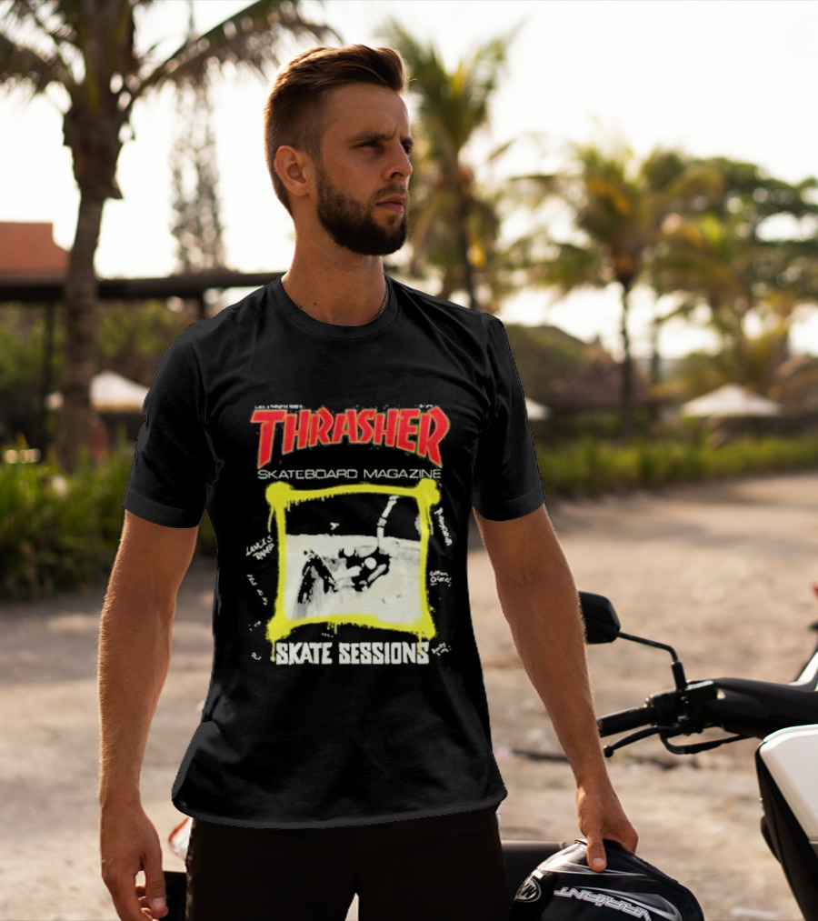Thrasher Skateboard Magazine December 1983 Skate Sessions T-Shirt