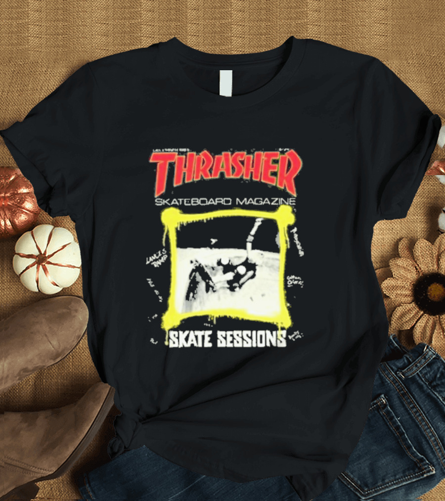 Thrasher Skateboard Magazine December 1983 Skate Sessions T-Shirt