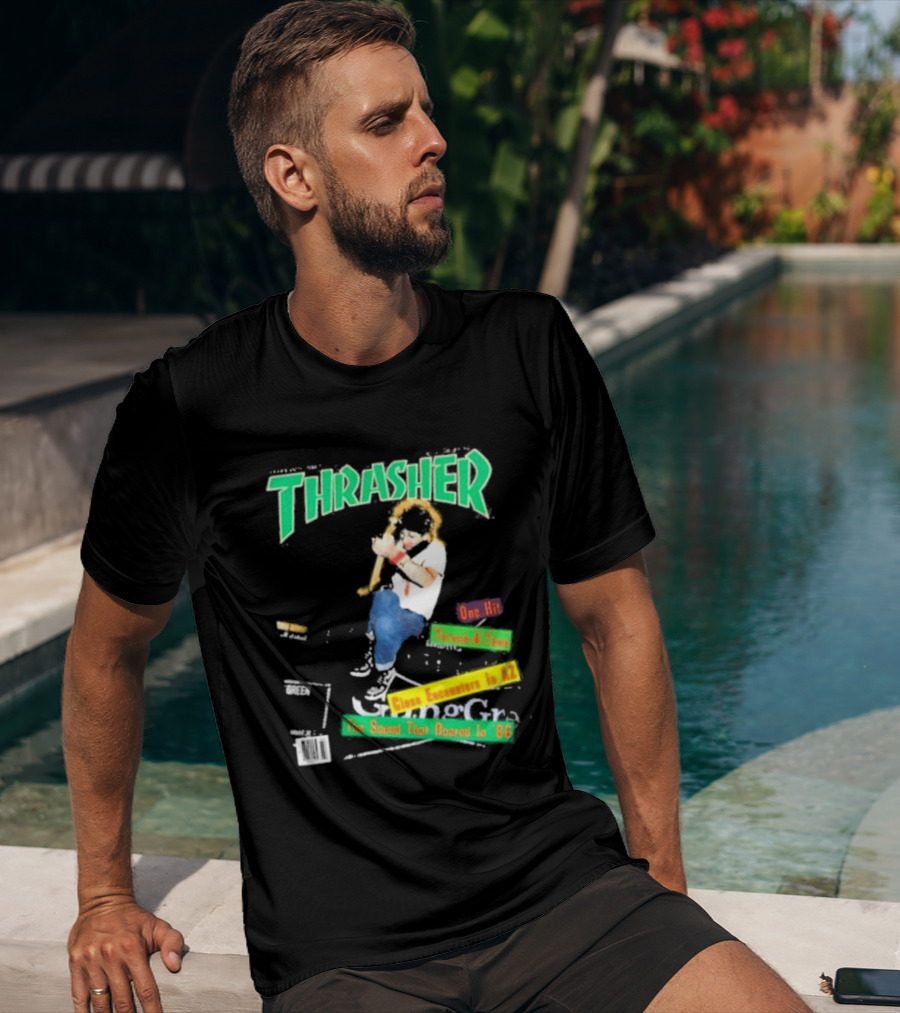 Thrasher Magazine February 1987 Pushead J Sam Somewhere In AZ The Sound You Heard In 86 T-Shirt