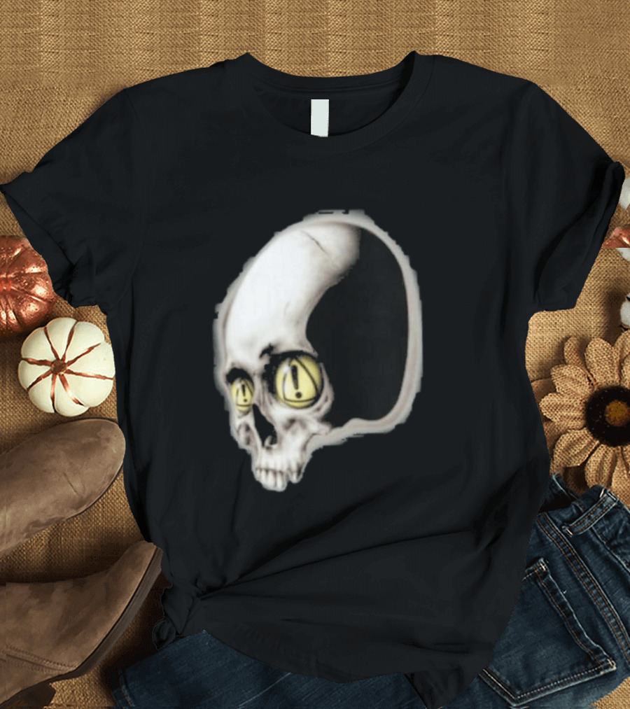 Yeat Dangerous Summer Skull Graphic With Distorted 3D Effect T-Shirt