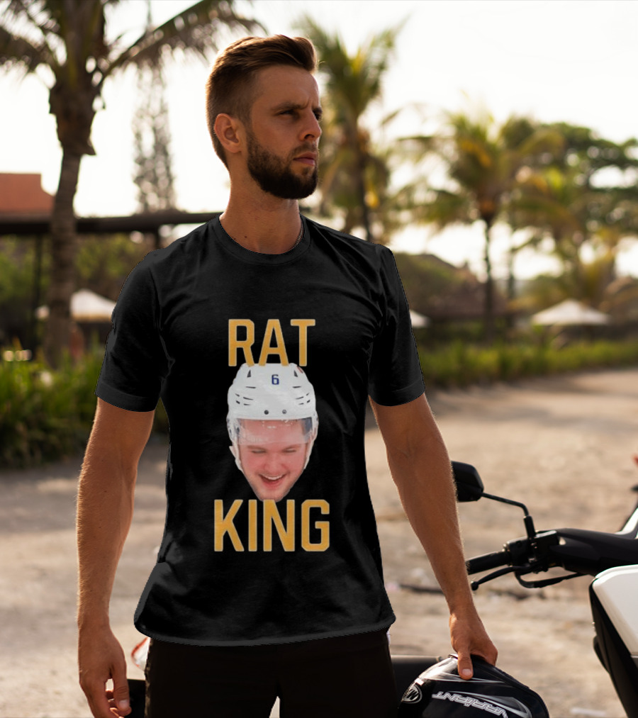 Zach Benson Rat King Head Sabres Number 6 T-Shirt