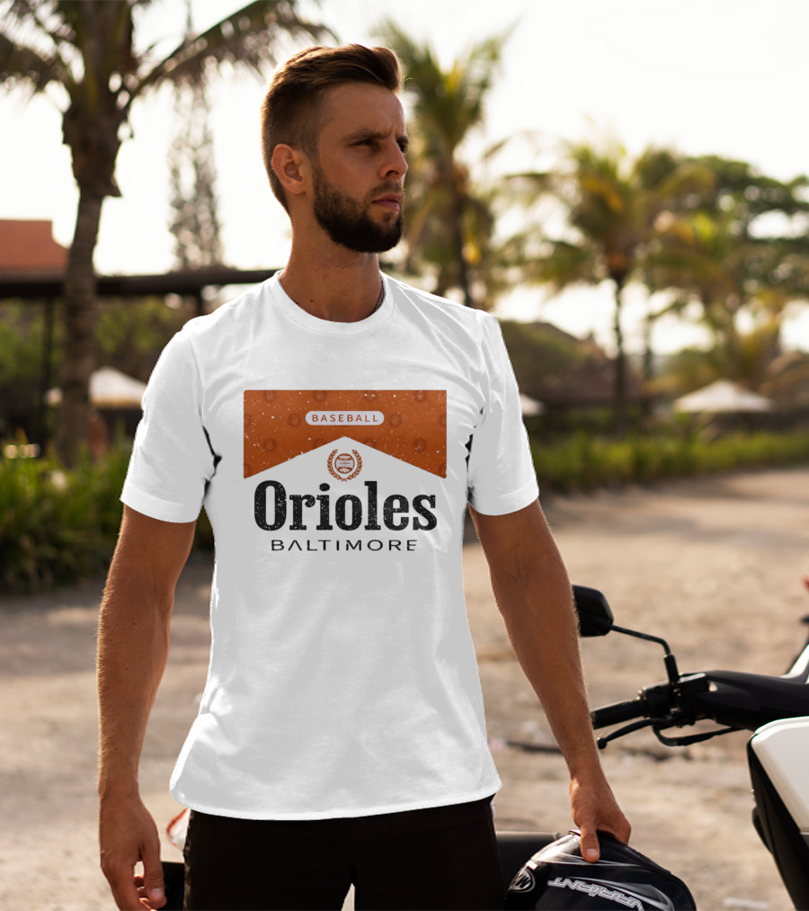 Baltimore Orioles Baseball Marlboro Collaboration T-Shirt