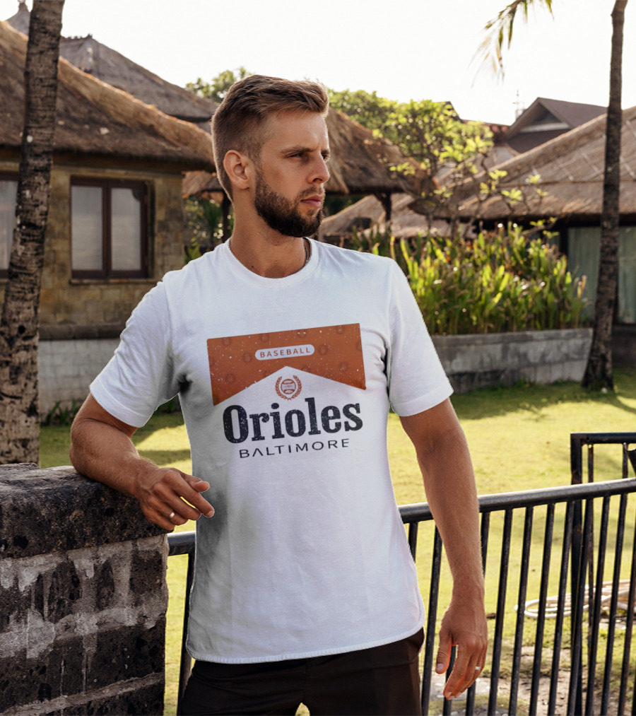 Baltimore Orioles Baseball Marlboro Collaboration T-Shirt