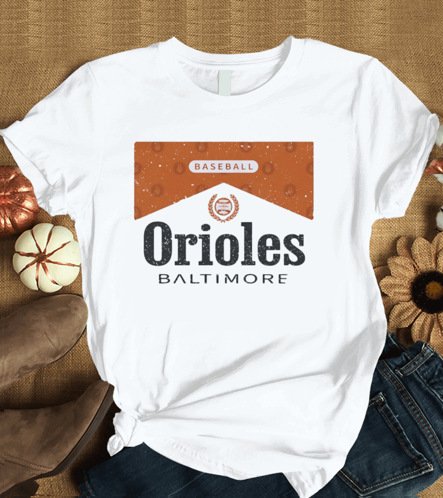 Baltimore Orioles Baseball Marlboro Collaboration T-Shirt