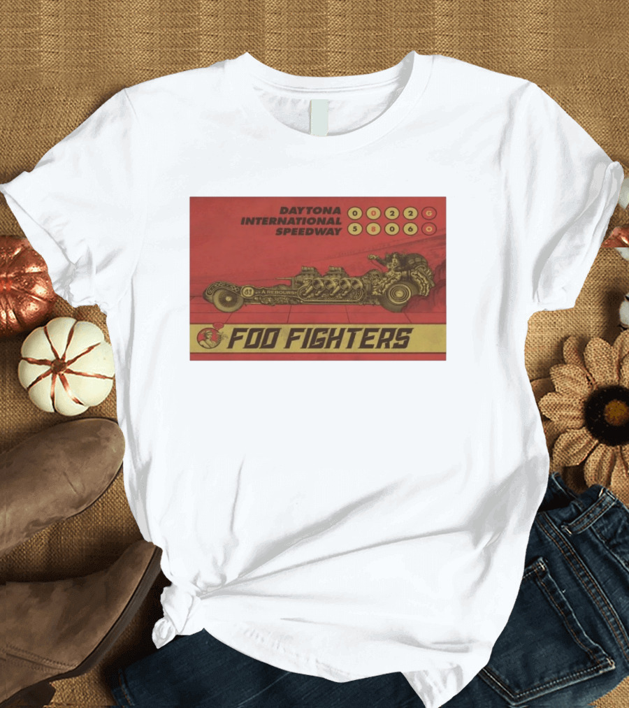 Foo Fighters Daytona International Speedway May 8 2026 Event T-Shirt