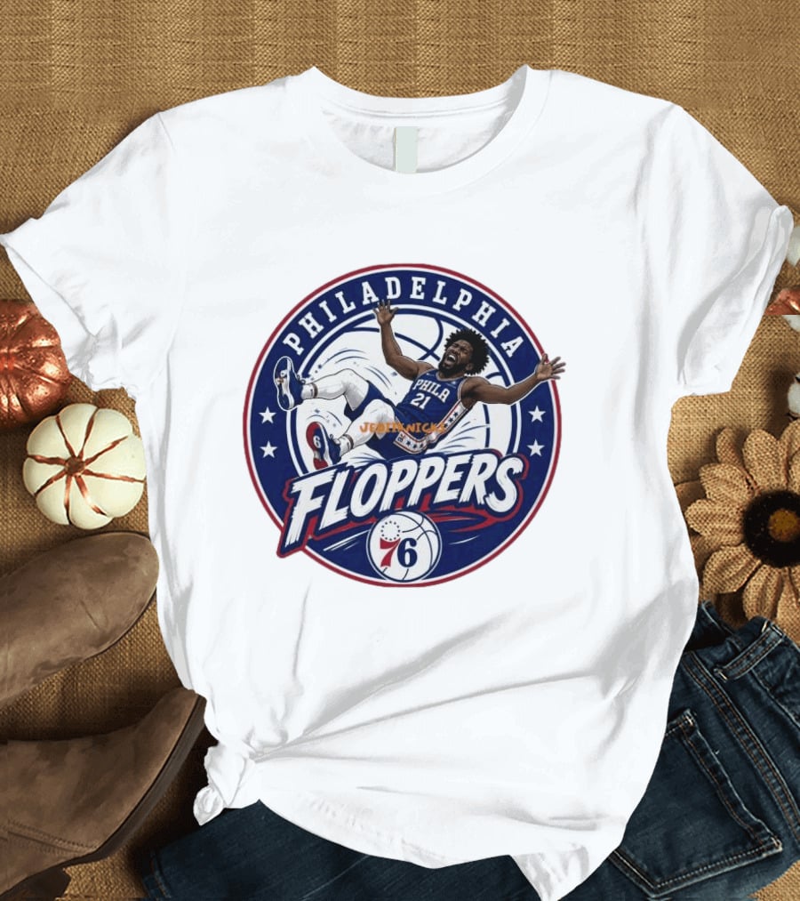 Philadelphia Floppers Joel Embiid 76ers Basketball 2026 T-Shirt