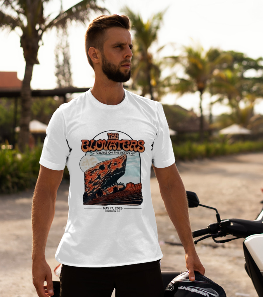 The Elovaters Sharks On The Rocks Red Rocks Amphitheatre 5 17 26 T-Shirt