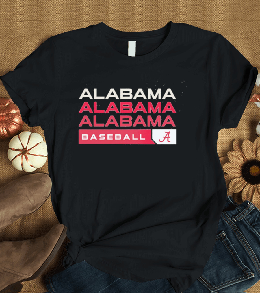 Alabama Crimson Tide College Baseball 2026 Hype Tri Blend T-Shirt