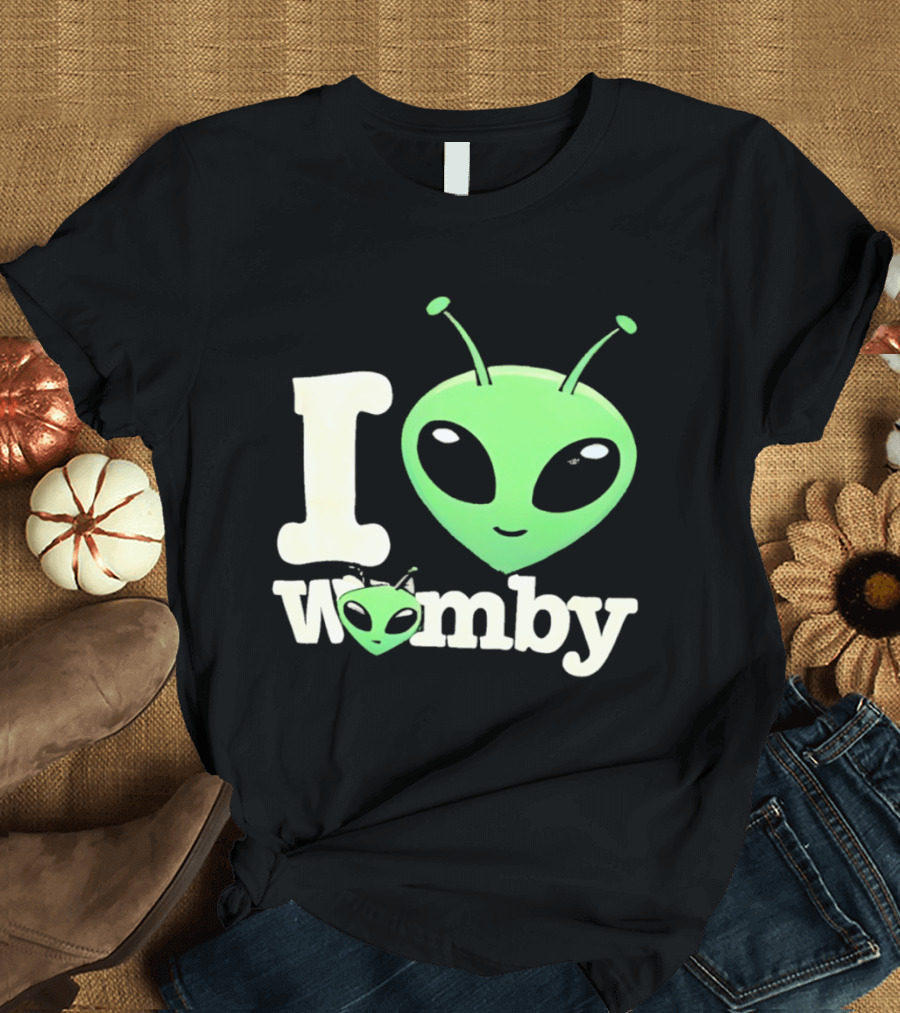 I Love Womby Aliens Victor Wembanyama San Antonio Spurs Basketball T-Shirt
