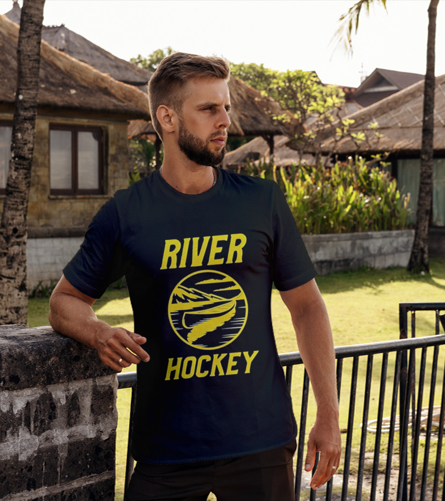 Buffalo Sabres River Hockey Scenic Canoe Adventure T-Shirt
