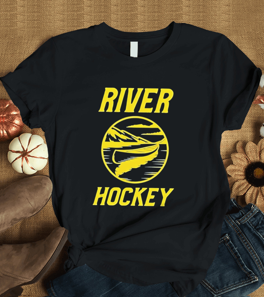 Buffalo Sabres River Hockey Scenic Canoe Adventure T-Shirt