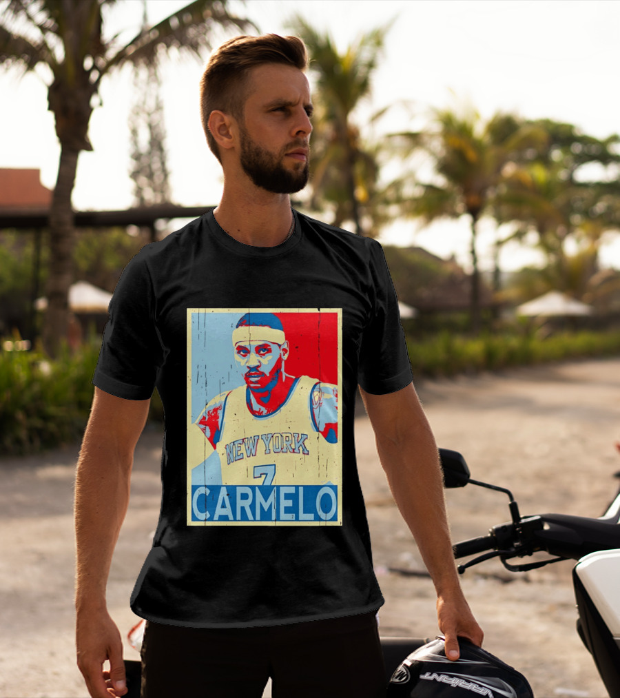 New York Knicks Carmelo Anthony 7 NBA T-Shirt