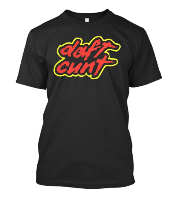 Daft Cunk Parody Album Homework Text Yellow T-Shirt