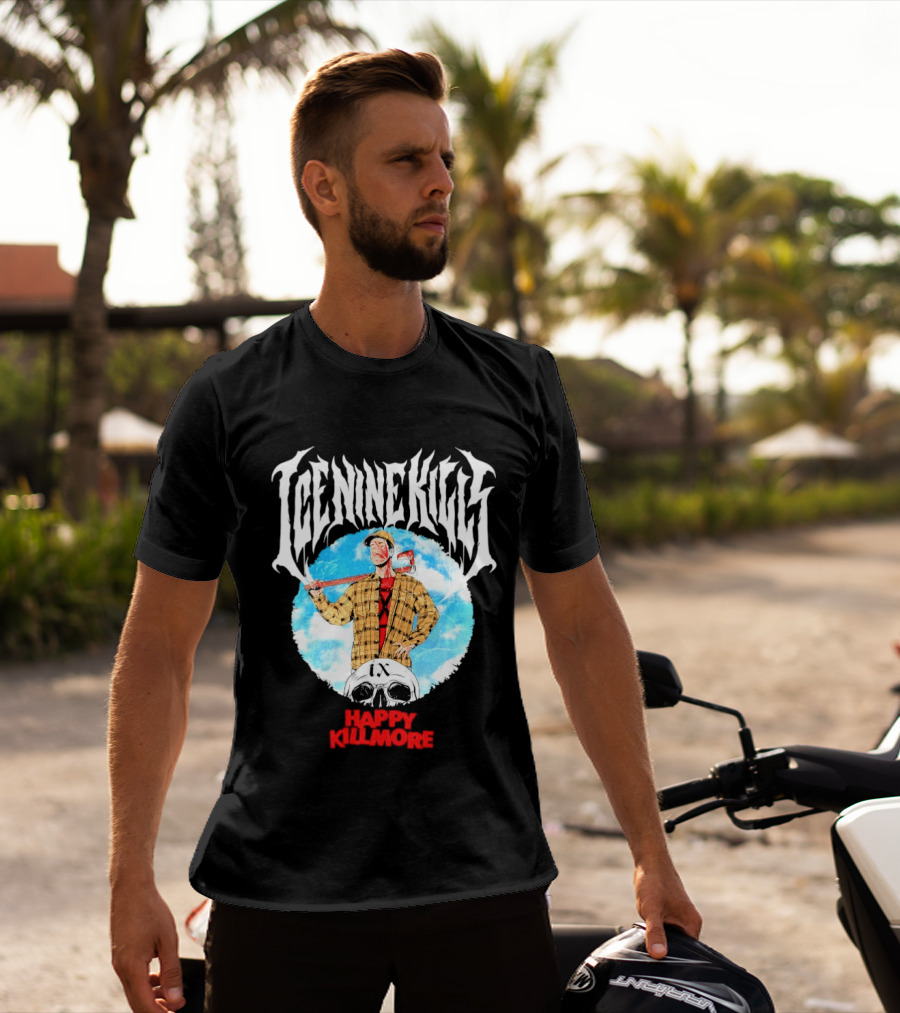 ICE NINE KILLS Happy Killmore Axe Skull T-Shirt