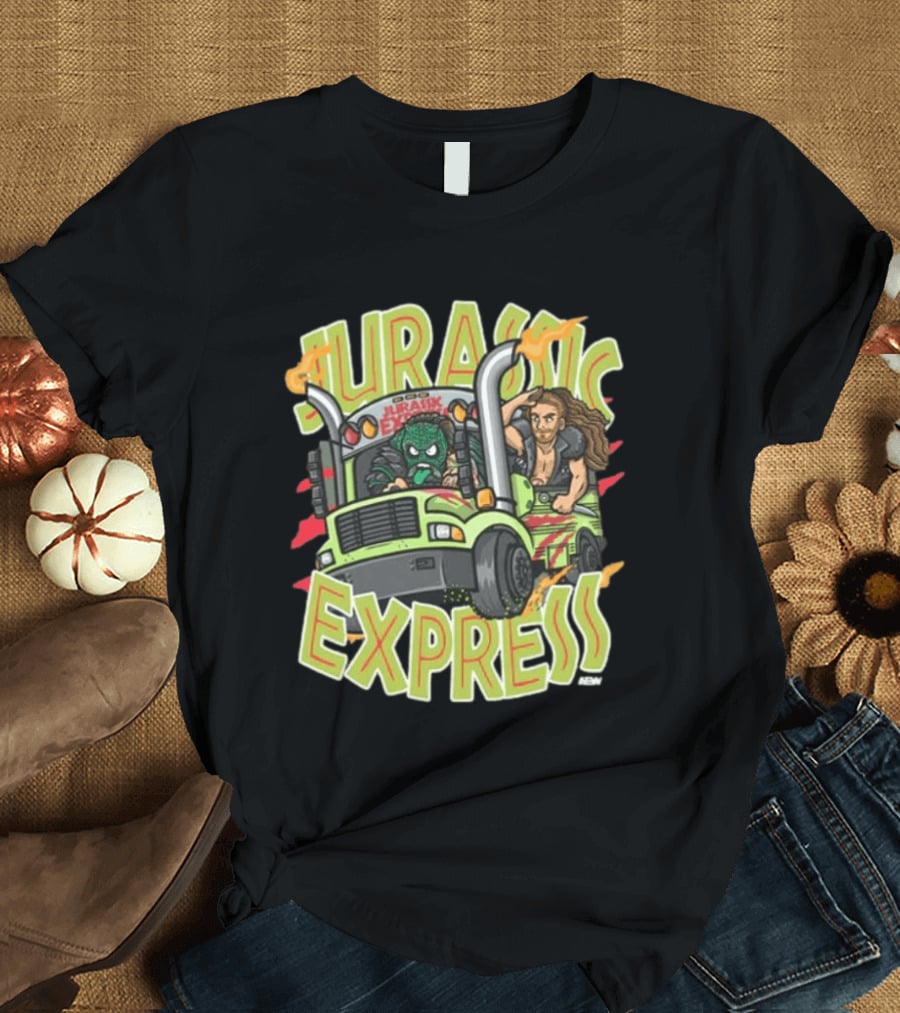 Jurassic Express Truck Adventure With Dinosaur And Driver T-Shirt