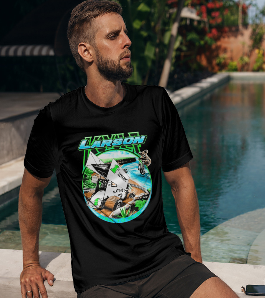 Kyle Larson Schlam USA To Aus Racing Perth Sprint Car T-Shirt