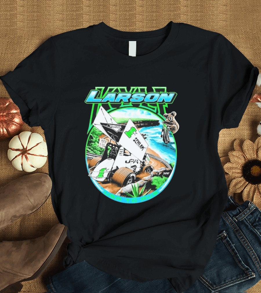Kyle Larson Schlam USA To Aus Racing Perth Sprint Car T-Shirt