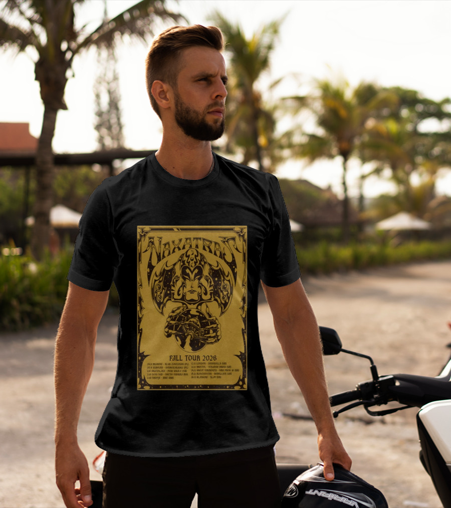 Naxatras Fall Tour 2026 European Concert Dates And Locations T-Shirt