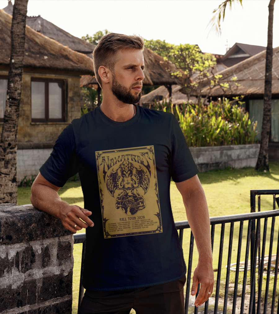 Naxatras Fall Tour 2026 European Concert Dates And Locations T-Shirt