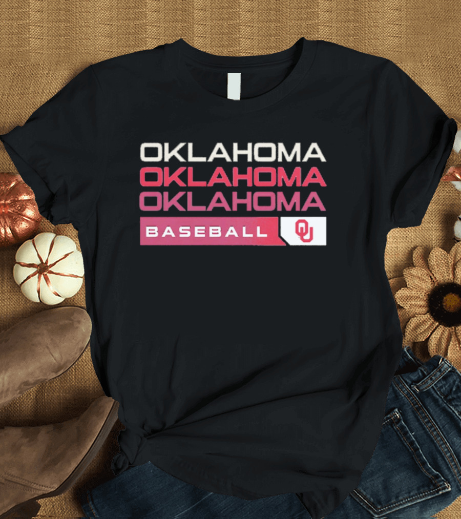 Oklahoma Sooners Baseball 2026 Tri Blend Hype T-Shirt