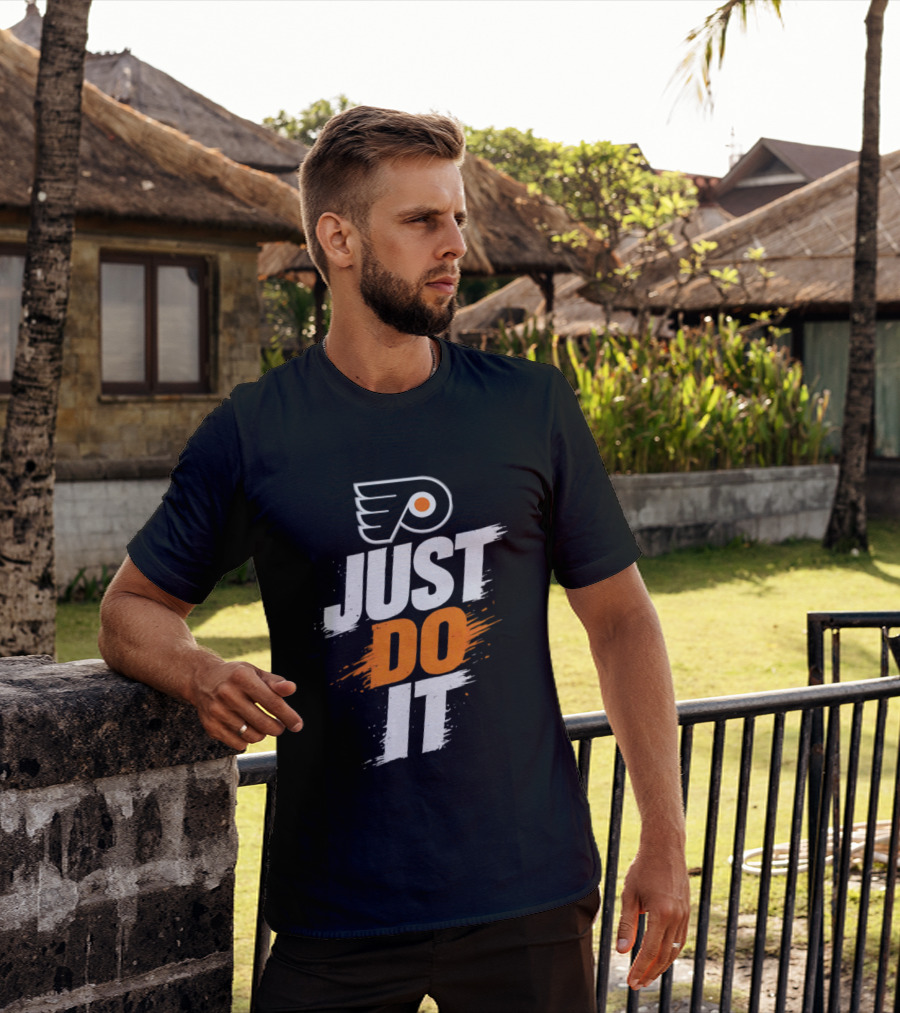 Philadelphia Flyers Just Do It NHL Team Spirit T-Shirt
