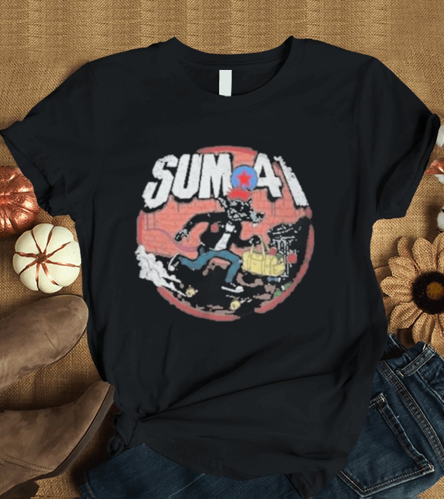 Sum 41 Rat Street Art Comic T-Shirt