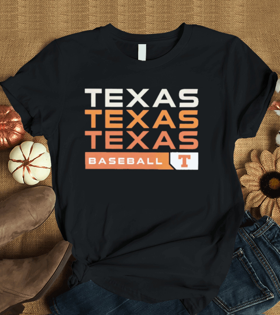 Texas Longhorns Texas Texas Texas Baseball 2026 T-Shirt