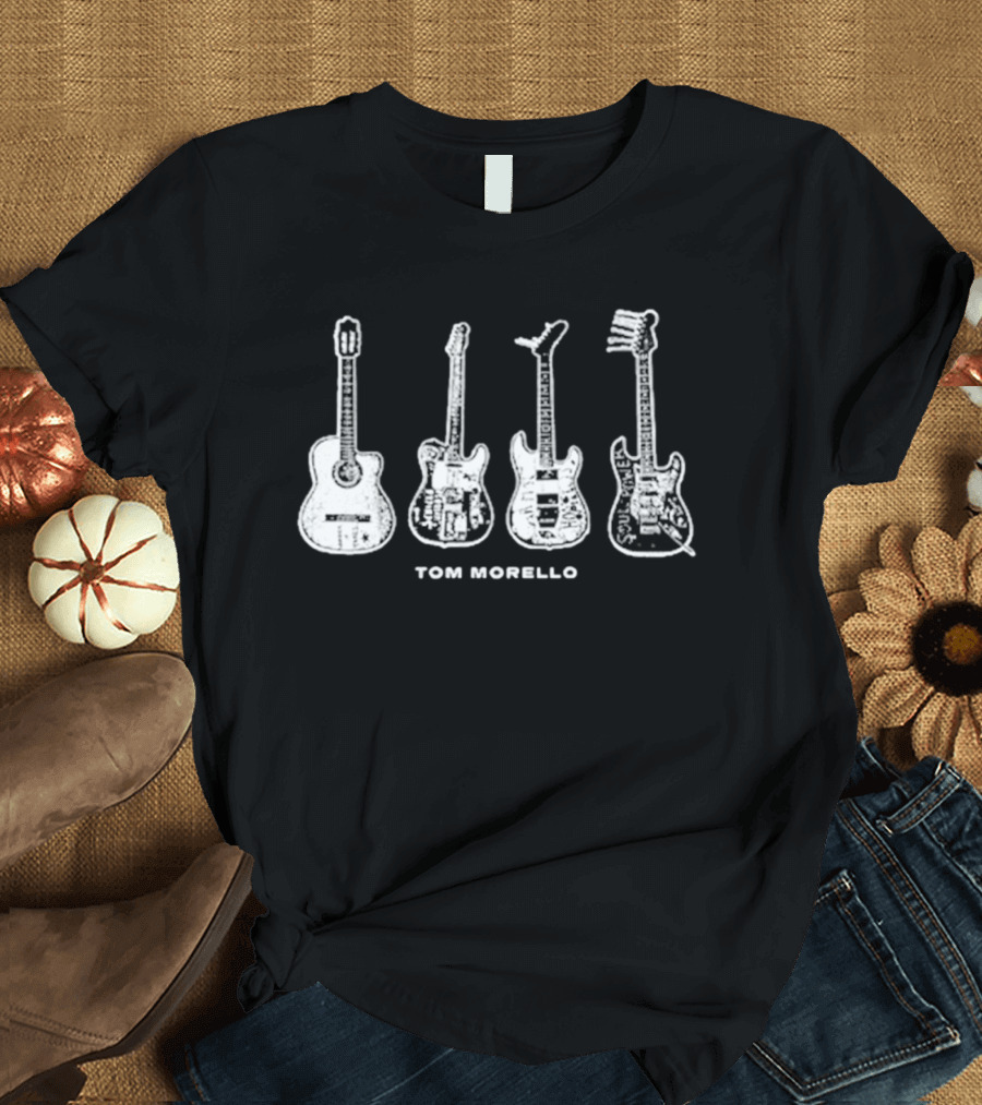 Tom Morello Electric And Acoustic Guitar Collection T-Shirt