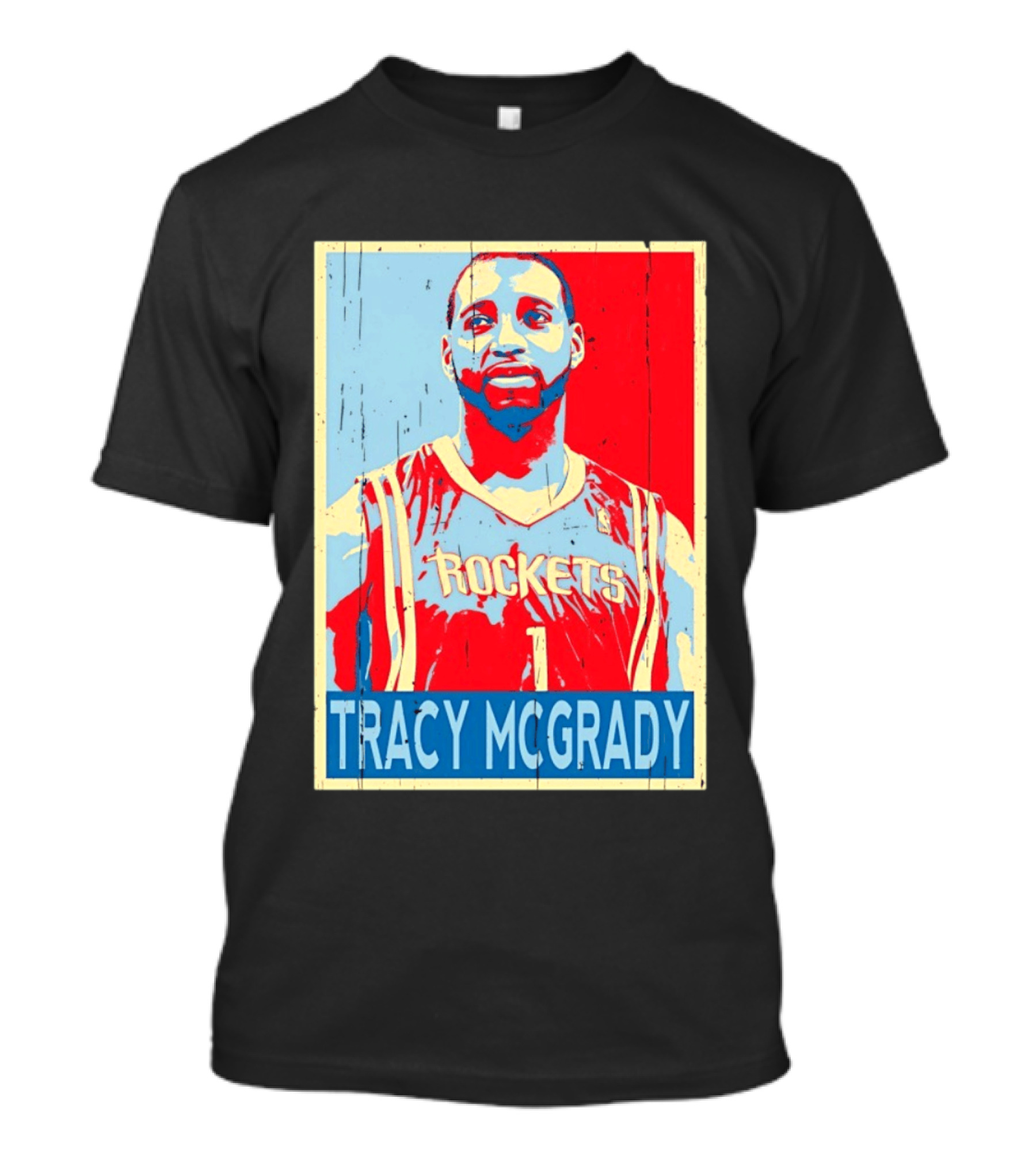 Tracy McGrady Rockets Houston NBA Basketball T-Shirt