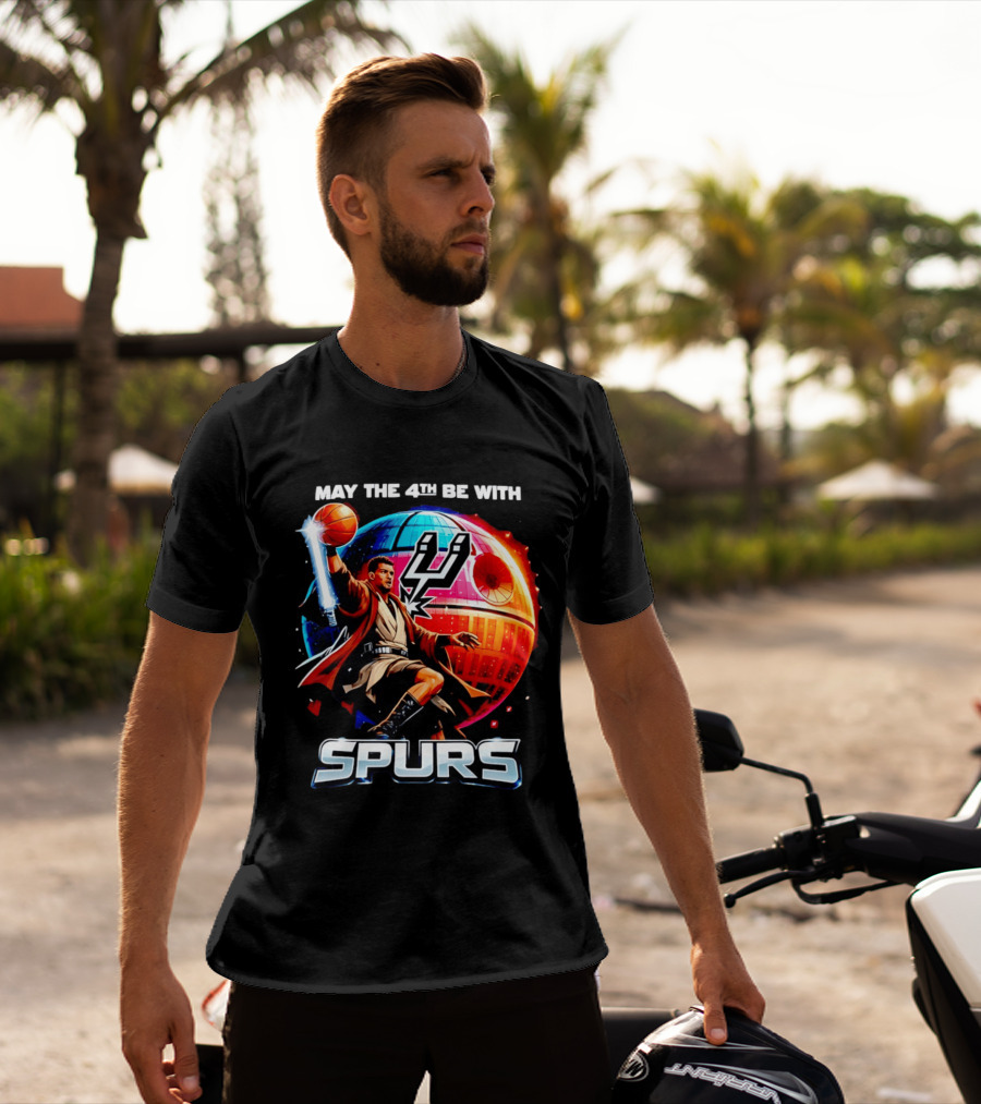 May The 4th Be With You Spurs Star Wars Victor Wembanyama T-Shirt