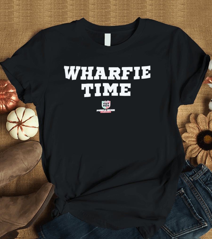 Wharfie Time Purple Reign Freo Forever T-Shirt