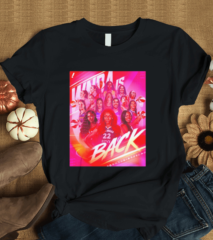 WNBA Is Back 30th Season Highlights Las Vegas Basketball Stars T-Shirt