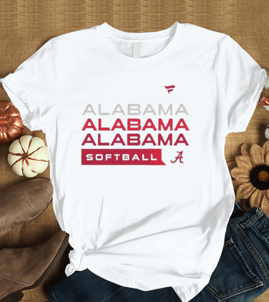 Alabama Crimson Tide Softball Fan Gear Tri Blend Hype T-Shirt