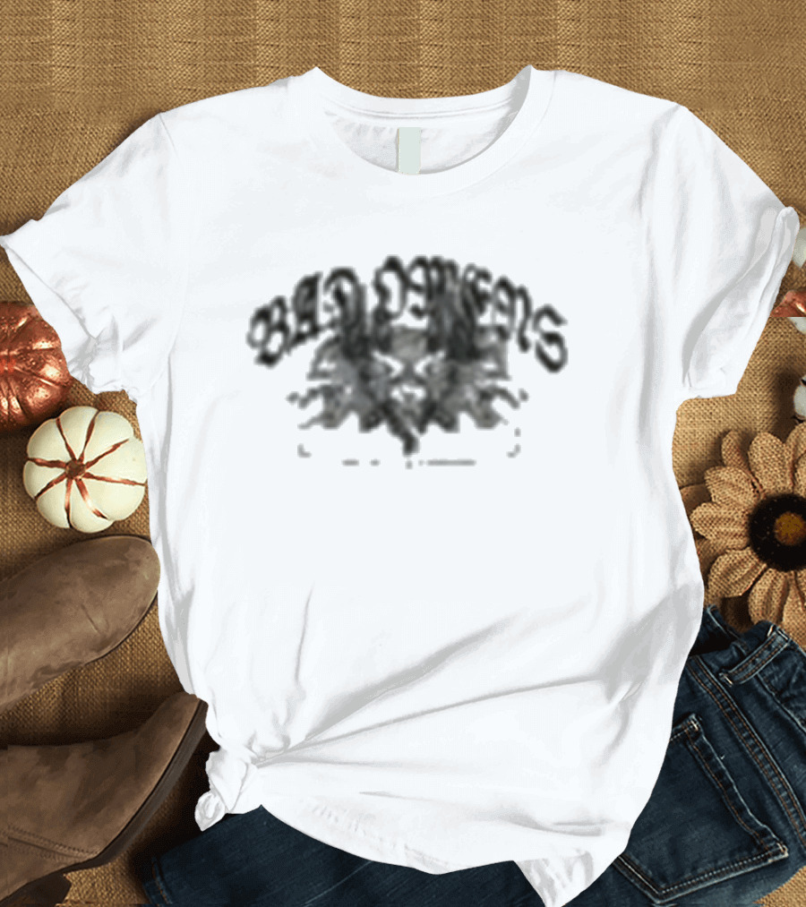 Bad Omen Cerberus Mythical Creature Three Headed Dog T-Shirt