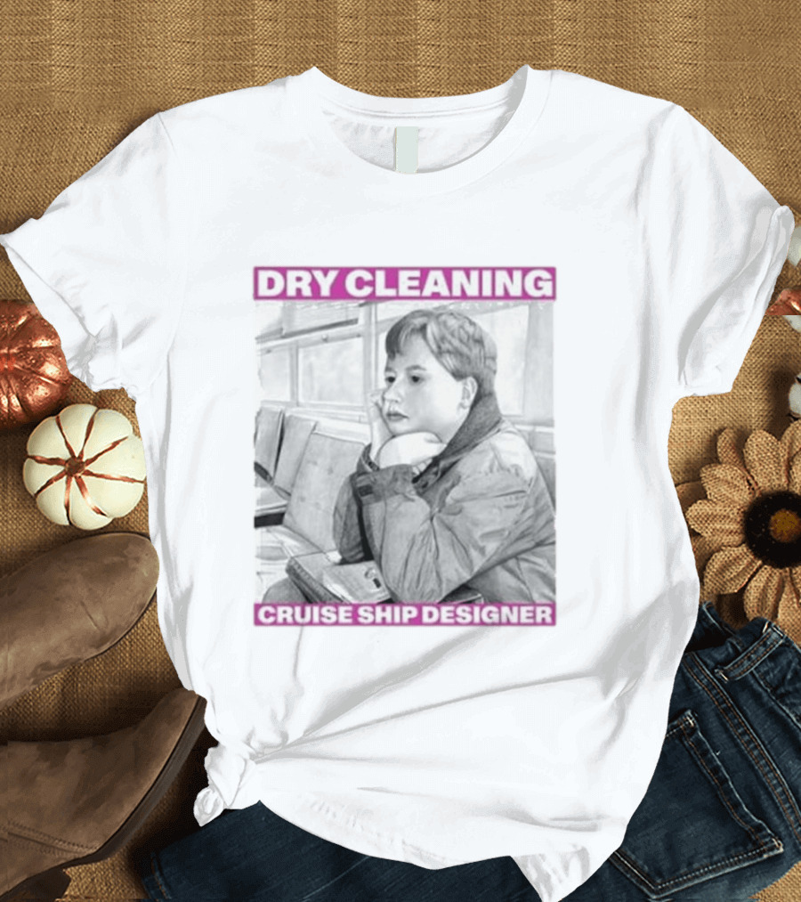 Dry Cleaning Cruise Ship Designer Boy Sketch T-Shirt