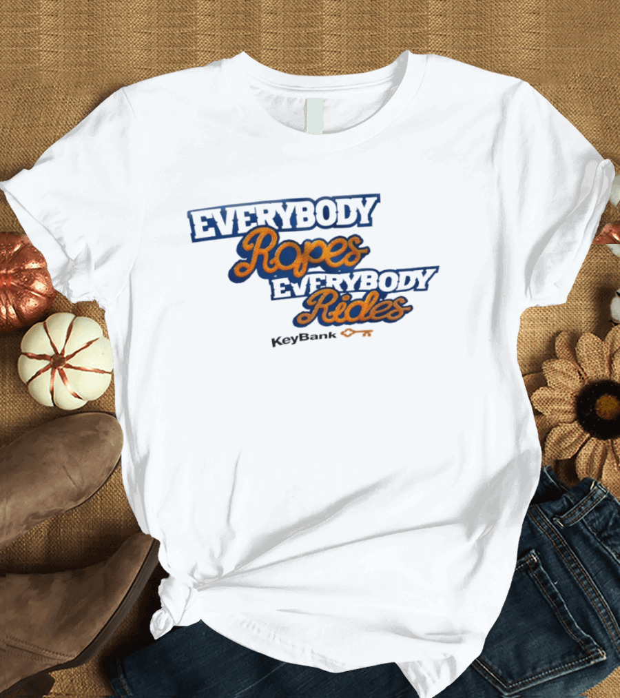 Everybody Ropes Everybody Rides KeyBank Buffalo Sabres NHL Hockey T-Shirt