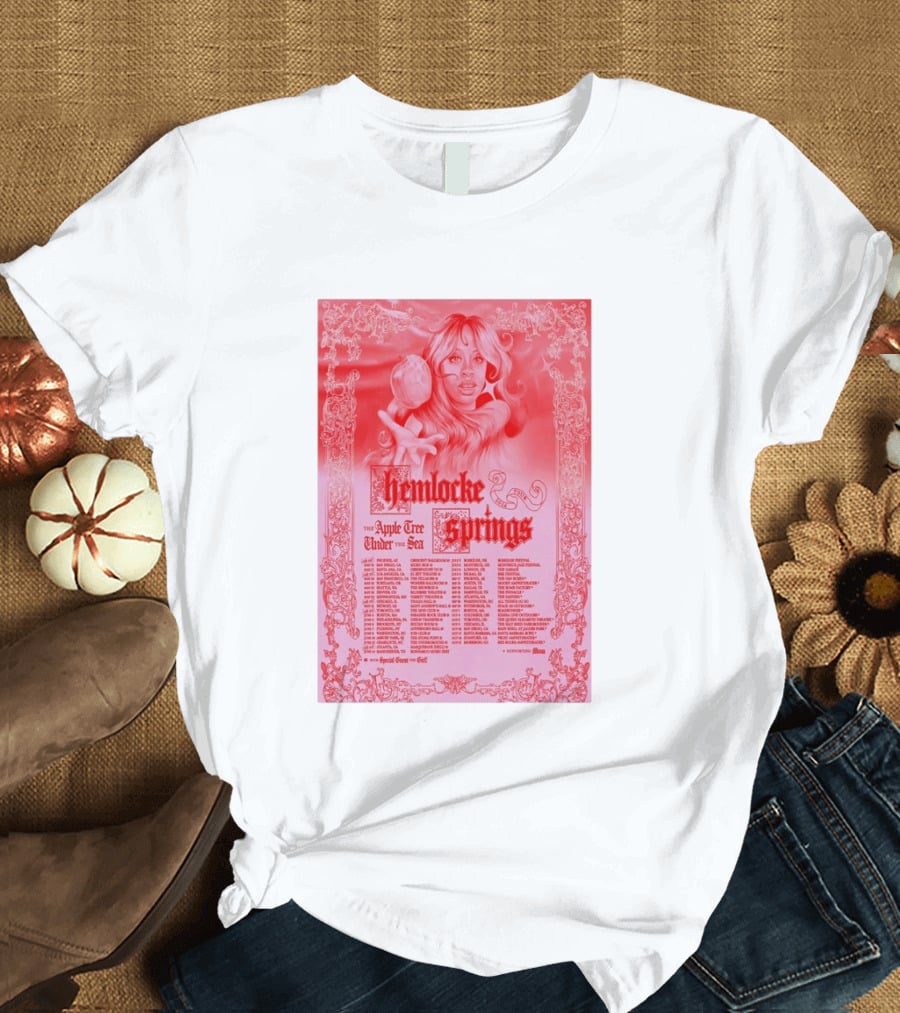 Hemlocke Springs The Apple Tree Under The Sea Tour 2026 T-Shirt