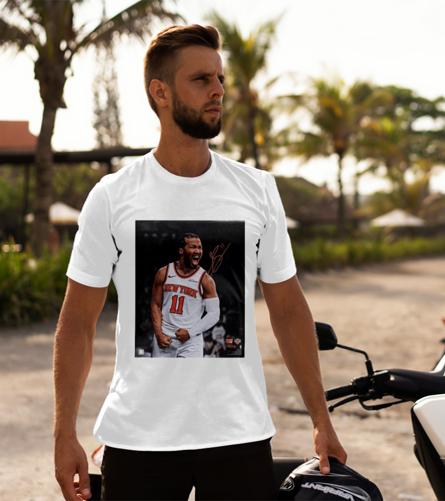 Jalen Brunson New York Knicks 11 Basketball Nike NBA Signature T-Shirt