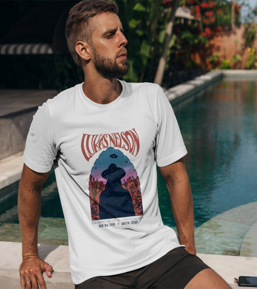 Lukas Nelson 60th Anniversary Show May 9 2026 Austin Texas T-Shirt