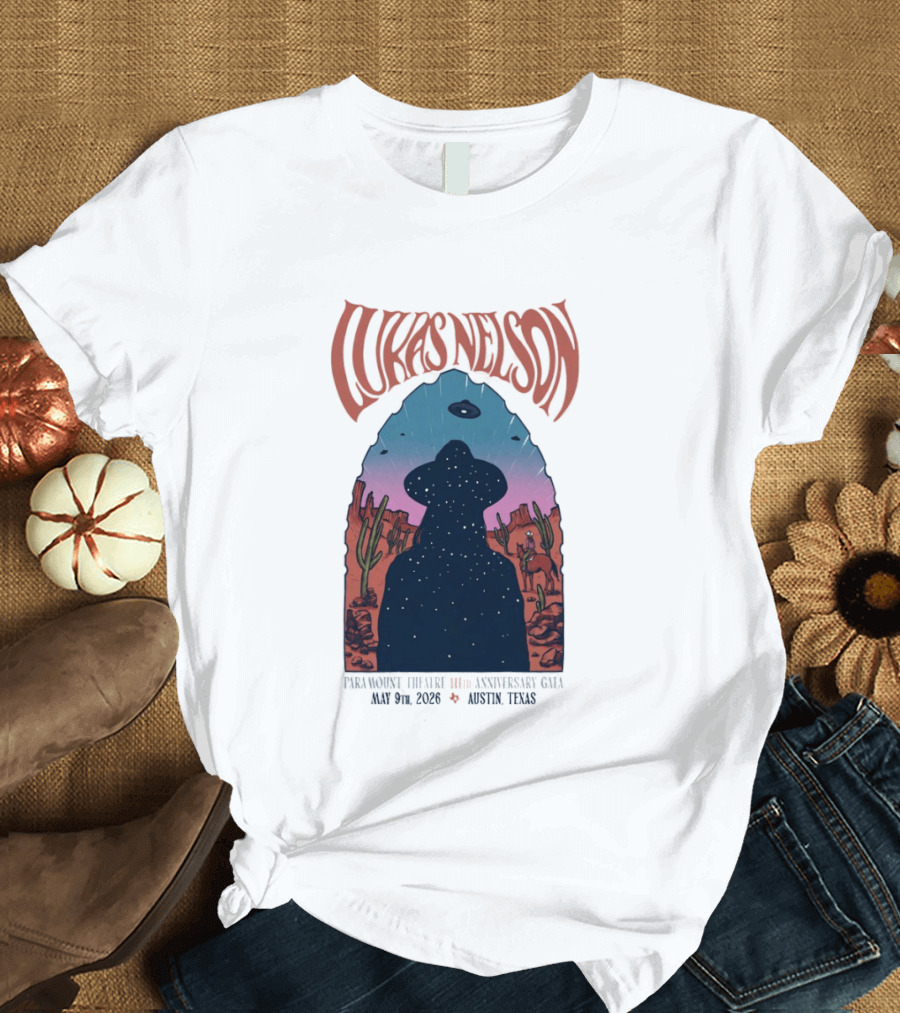 Lukas Nelson 60th Anniversary Show May 9 2026 Austin Texas T-Shirt