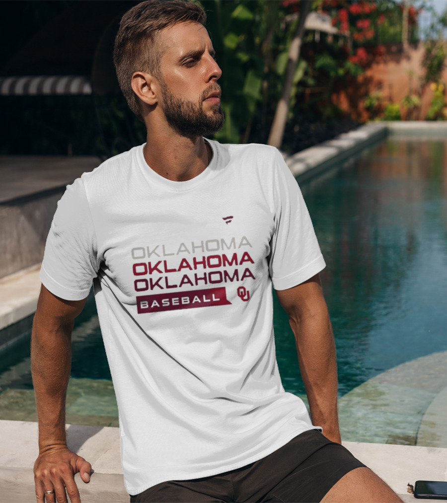 Oklahoma Baseball Tri Blend Fan Gear T-Shirt