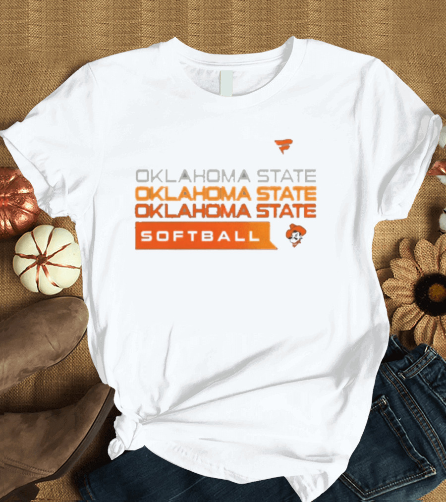 Oklahoma State College Softball Cowboys Hype Tri Blend T-Shirt