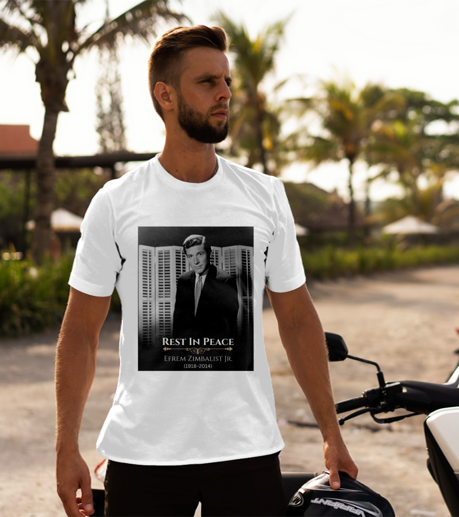 Rest In Peace Efrem Zimbalist Jr. 1918 2014 T-Shirt