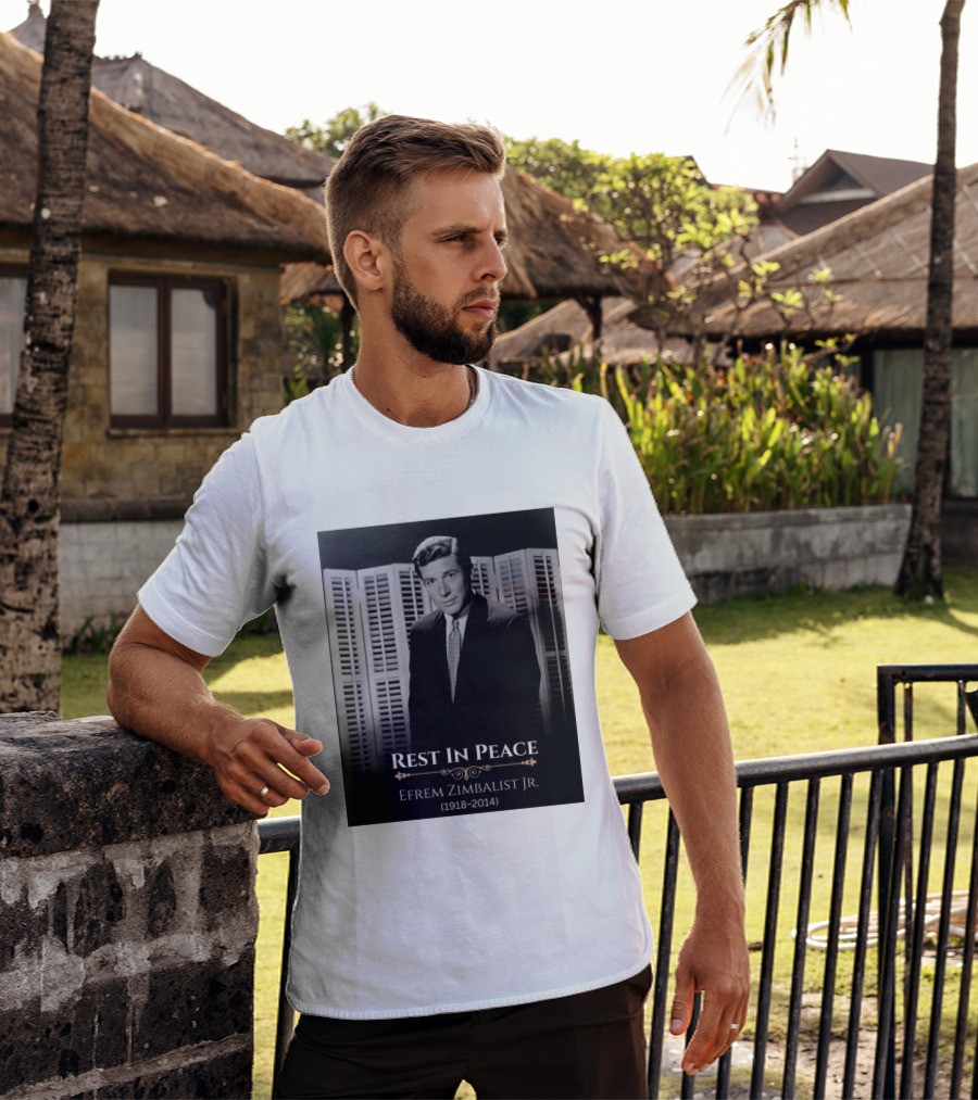 Rest In Peace Efrem Zimbalist Jr. 1918 2014 T-Shirt