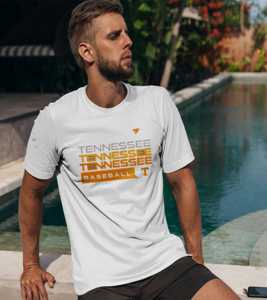 Tennessee Volunteers Baseball Tri Blend Hype Official College Gear T-Shirt